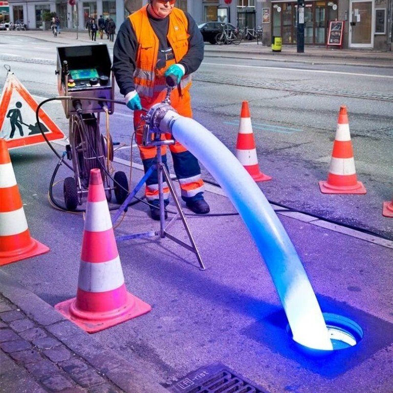 Renowacja rękawami utwardzanymi na miejscu za pomocą światła LED